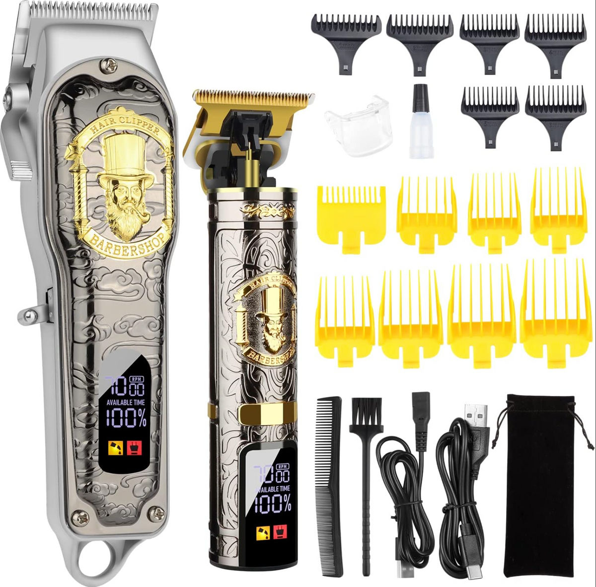 T-Blade Professional Hair Clipper Set with LED Display