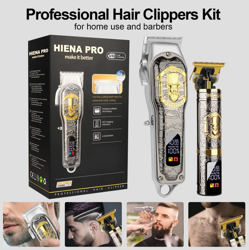 T-Blade Professional Hair Clipper Set with LED Display