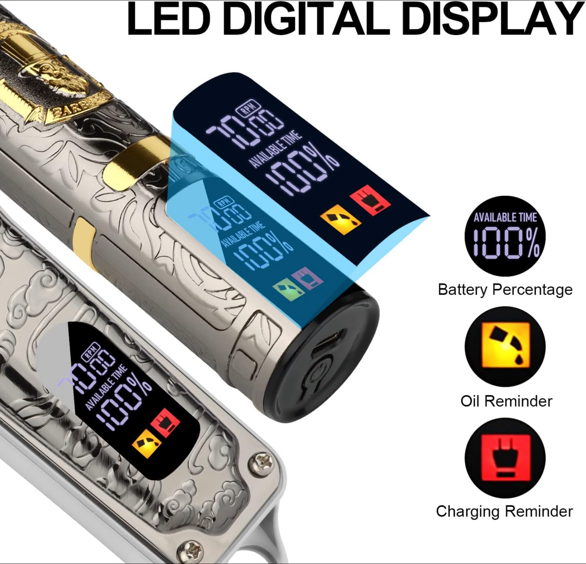 T-Blade Professional Hair Clipper Set with LED Display